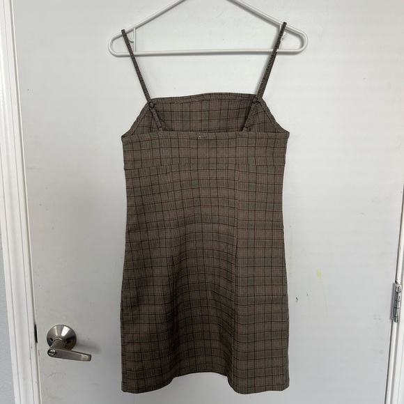 GARAGE PLAID MINI BODY CON DRESS - Size M - Picture 2 of 2